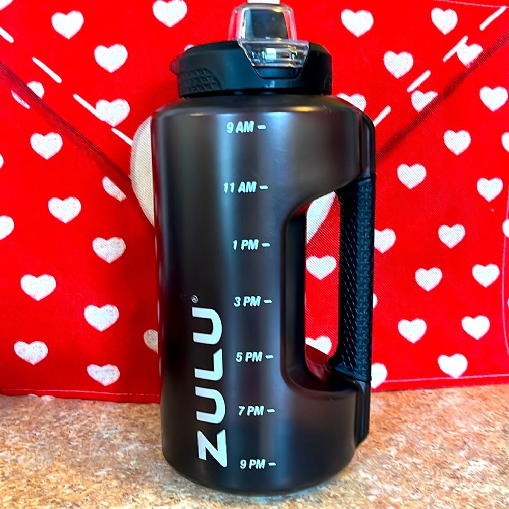 64 oz Zulu plastic water bottle, never used